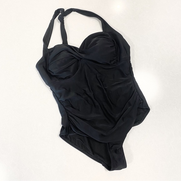 Black One Piece Women’s Bathing Suit Size 8 - Picture 4 of 7